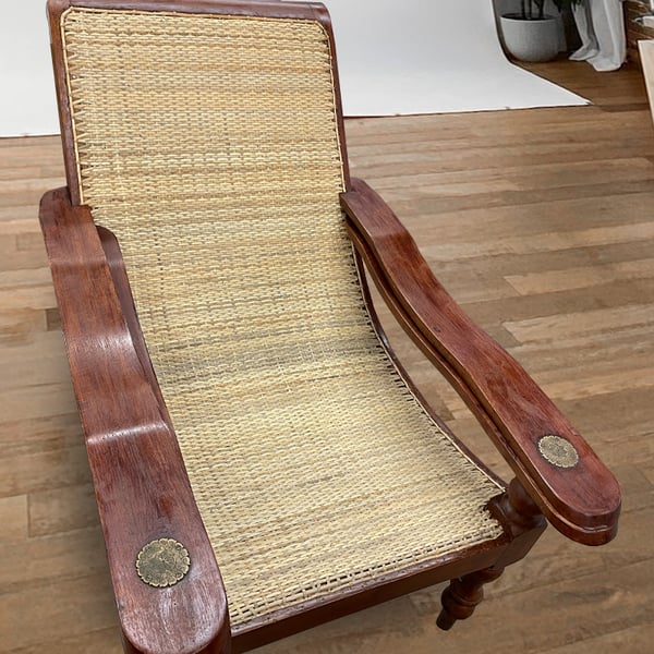 chair caning rushing caned lounge chair after
