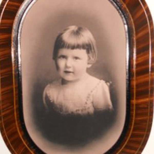 photography restoration torn photo of girl after