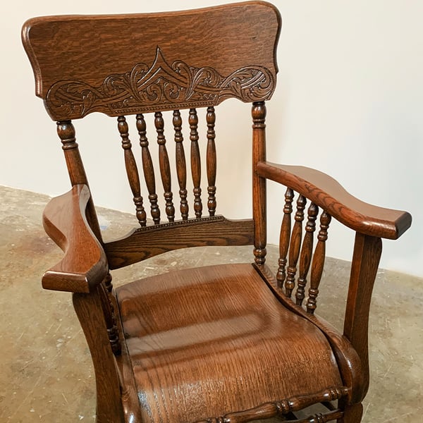 furniture restoration: childs rocker after