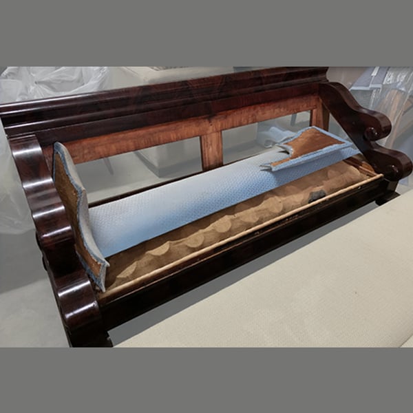furniture upholstery: thomas day sofa before