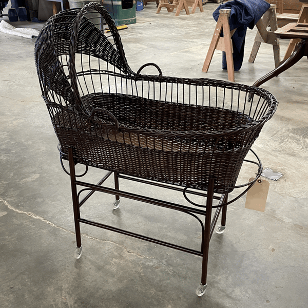 wicker furniture repair restoration wicker bassenet after