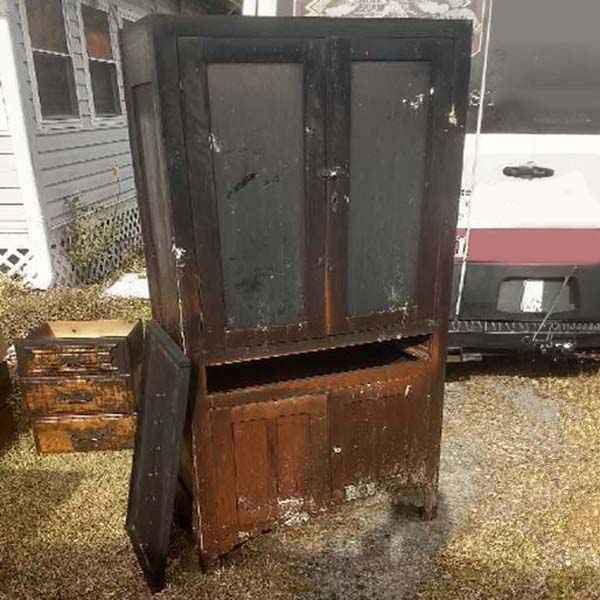 tall cabinet from fire before