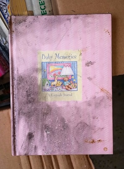 Emergency Treatment of Damaged Books damaged baby book